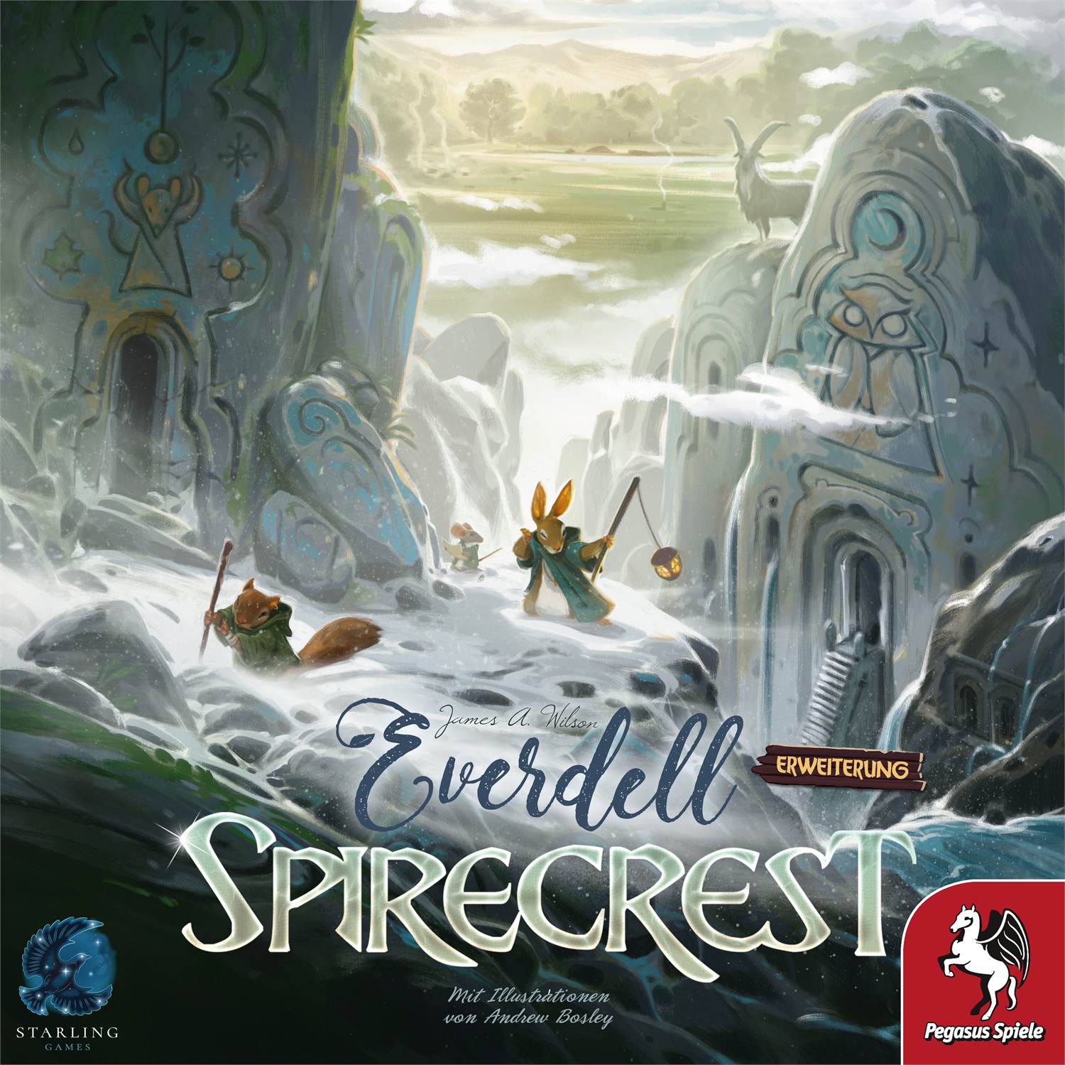 Pegasus Spiele Everdell Espansione Spirecrest - Gioco da Tavolo in Tedesco