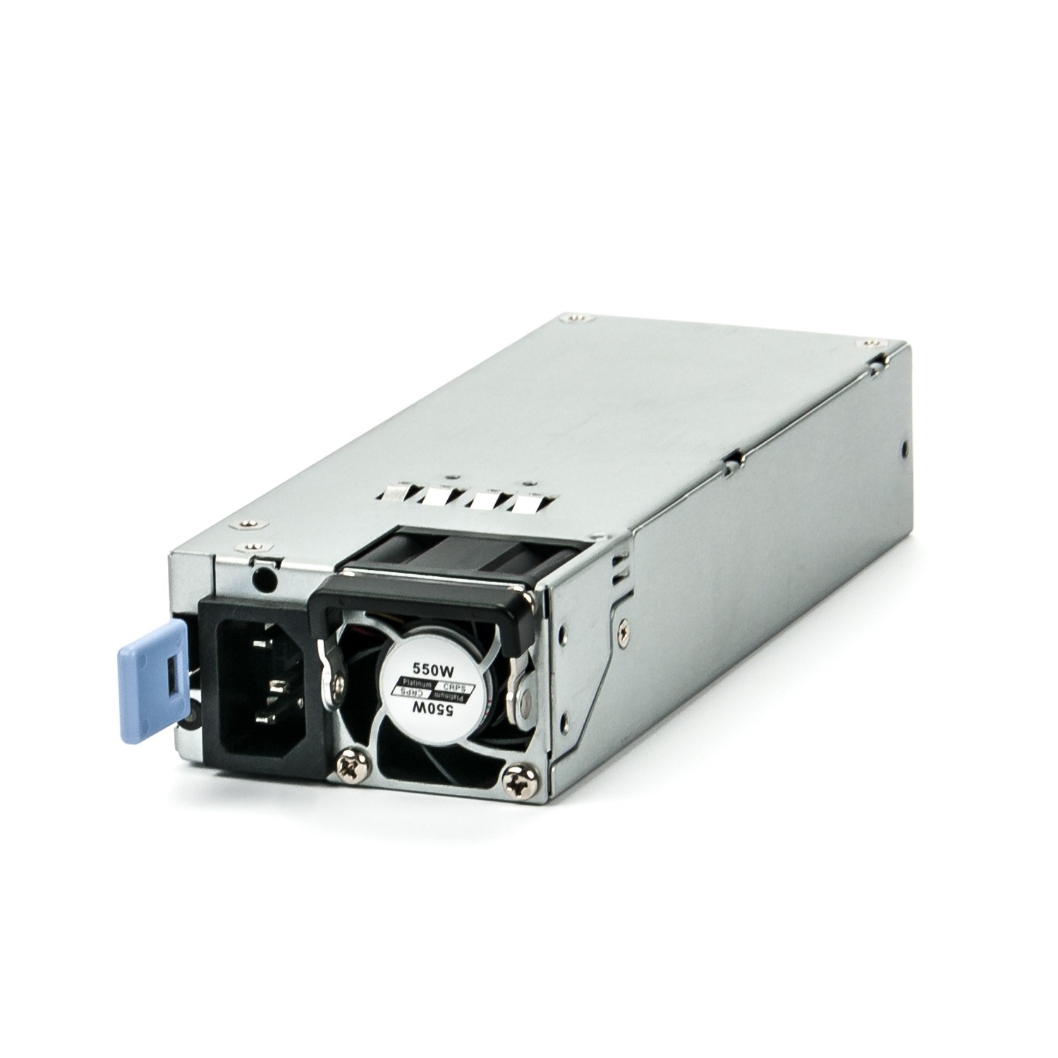 Fantec NT-MR550W Alimentatore per Computer 550 W Mini Ridondante 2U con Connettori 24 8 4 pin, Alta Disponibilità e Hot Swap