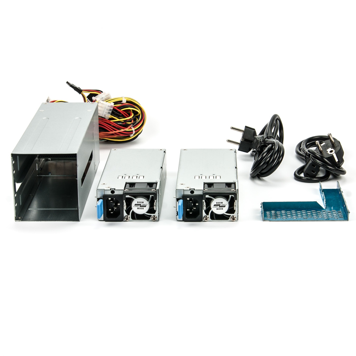 FANTEC NT-MR8000W Alimentatore di rete EPS 800 Watt PFC Attivo 2U con Protezione da Sovraccarico, Sovratensione e Cortocircuito