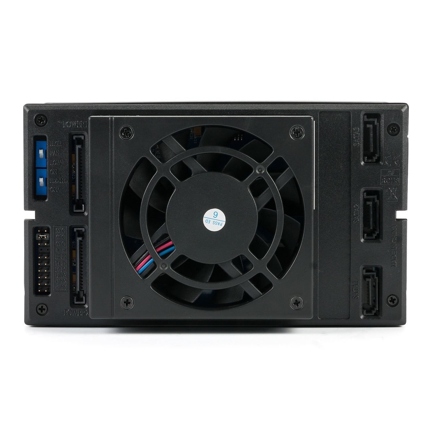 FANTEC BP-T2131 - Backplane SAS & SATA per 3 x 3,5/2,5 HDD/SSD con montaggio rapido e indicatore di stato