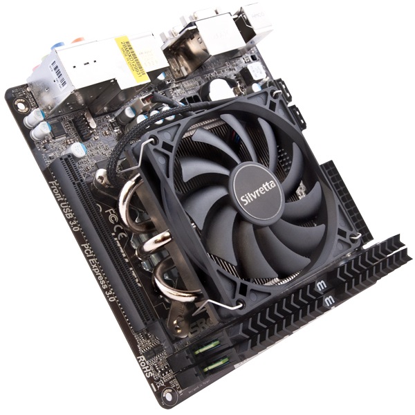 Alpenföhn Silvretta Dissipatore per CPU 9,2 cm - 800-2800 Giri/min, Flusso d'aria 80,03 m³/h, Compatibile con HTPC e sistemi Small Form