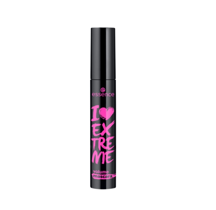 Essence I Love Extreme Volume Mascara 12 ml - Volumizzante Nero con Scovolino Extra-Large