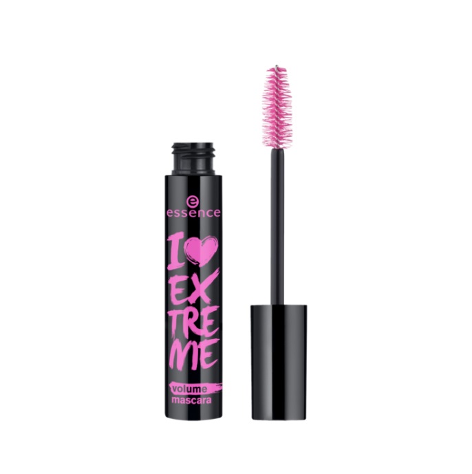 Essence I Love Extreme Volume Mascara 12 ml - Volumizzante Nero con Scovolino Extra-Large