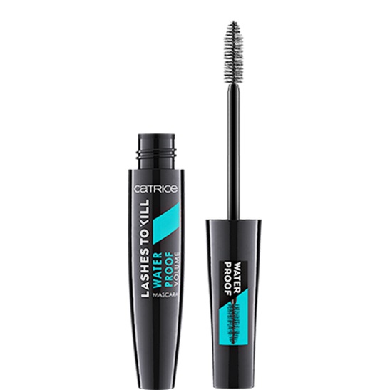Catrice Lashes To Kill Mascara Waterproof 10 ml - Effetto Volumizzante, Nero