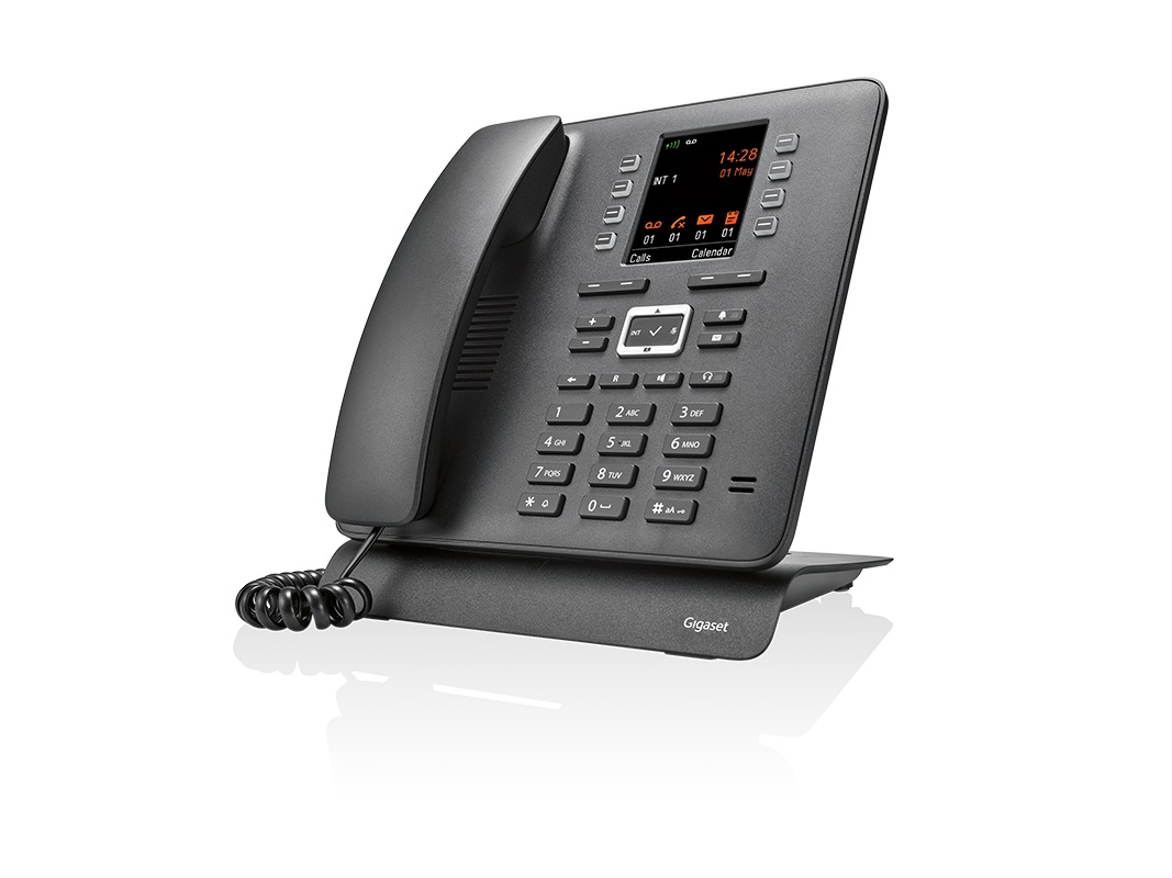 Gigaset Maxwell C Telefono IP Nero - DECT Cordless con Display TFT, Bluetooth e Vivavoce