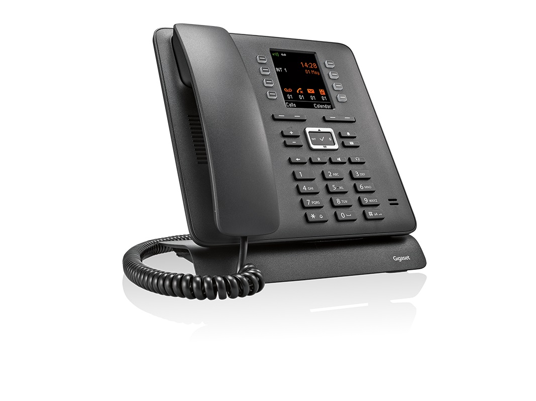 Gigaset Maxwell C Telefono IP Nero - DECT Cordless con Display TFT, Bluetooth e Vivavoce
