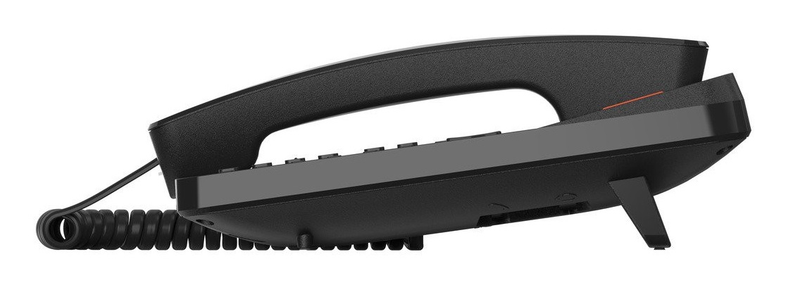 Gigaset Desk 600 - Telefono a filo nero con display retroilluminato e memoria per 50 chiamate