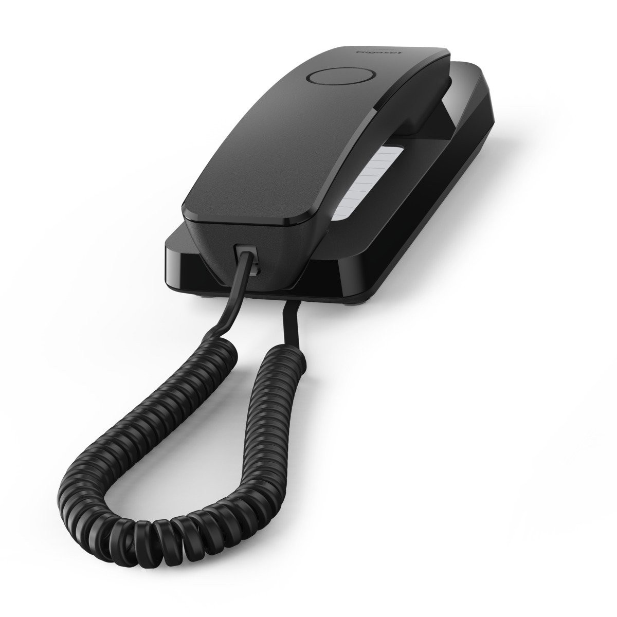 SIEMENS Gigaset DESK 200 Telefono Analogico Nero - Cornetta Cablata, 10 Memorie, Montabile a Muro