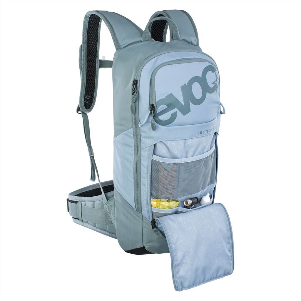 Evoc Zaino Protettivo FR Lite Race 10L - Leggero, Ventilato, con Cintura AIROFLEX per Gare Enduro