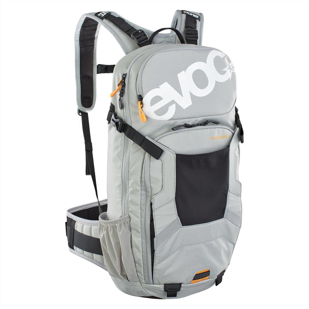 EVOC FR Enduro 16 Zaino da Ciclismo Unisex-Adulto Grigio Pietra con Protezione Schiena e 16 Litri di Capacità