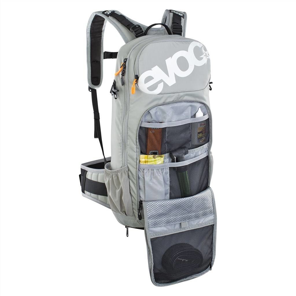EVOC FR Enduro 16 Zaino da Ciclismo Unisex-Adulto Grigio Pietra con Protezione Schiena e 16 Litri di Capacità