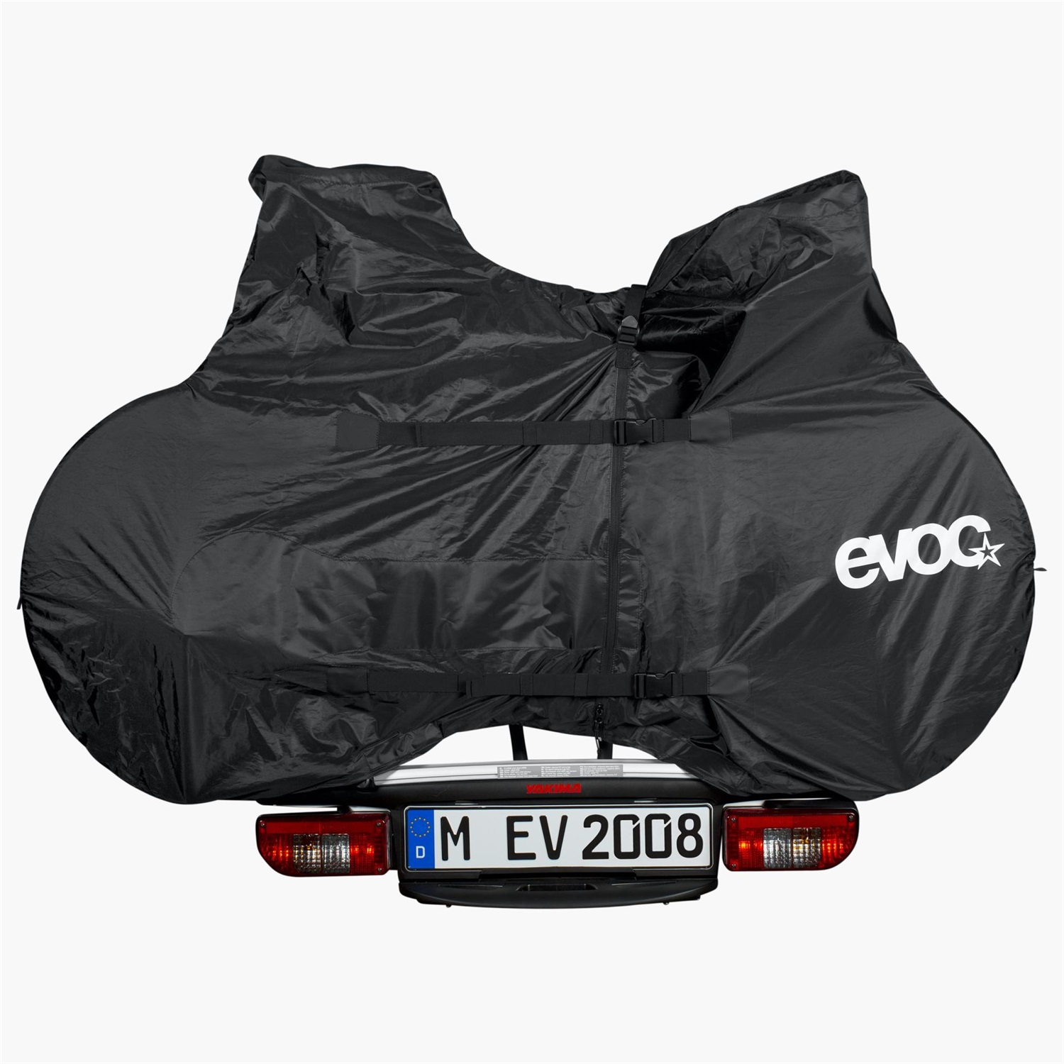 EVOC Bike Rack Cover Road - Copertura Protettiva per Bicicletta da Corsa ed E-Bike, Resistente e Antiacqua, Dimensioni 54 x 188 x 118 cm, Peso 1100 g, Nero
