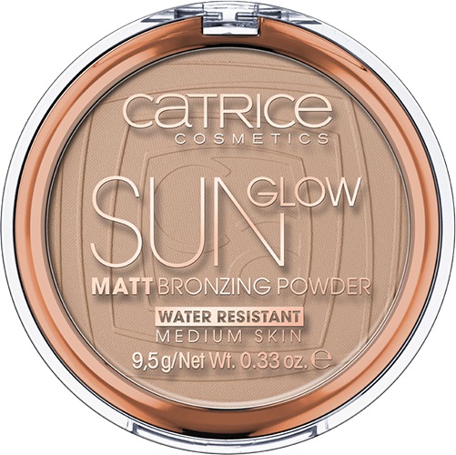 Catrice Sun Glow Matt Bronzing Powder 9,5 g - 030 Medium Bronze, Terra Abbronzante Opacizzante, Facile da Sfumare, Lunga Durata, Waterproof