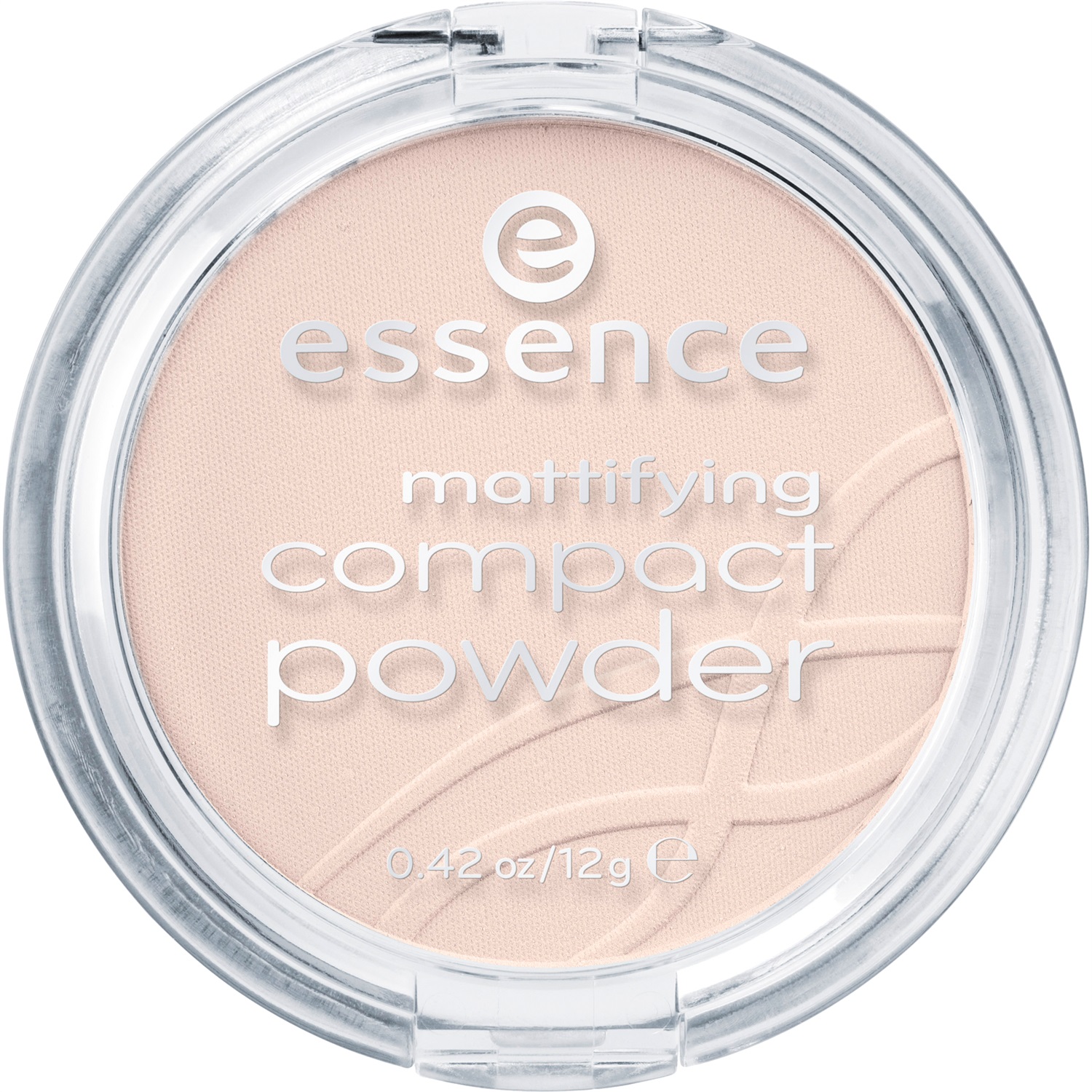 Essence Cipria Compatta Opacizzante 10 Light Beige - 12 g, Texture Delicata e Finitura Opaca Naturale