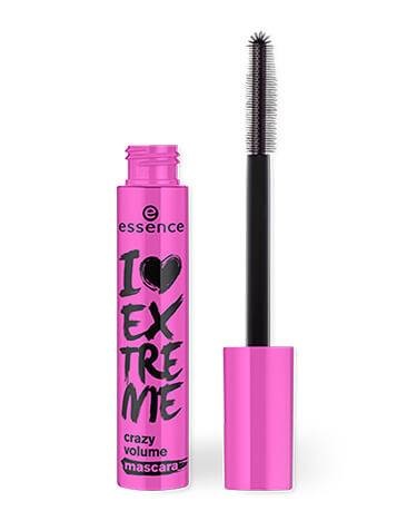 Essence I Love Extreme Crazy Volume Mascara 12 ml - Mascara Volumizzante Nero con Scovolino Extra-Large