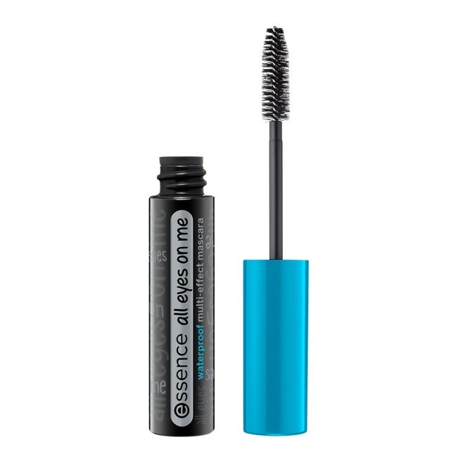 Essence All Eyes On Me Waterproof Mascara 8 ml - Volumizzante, Allungante e Curvante