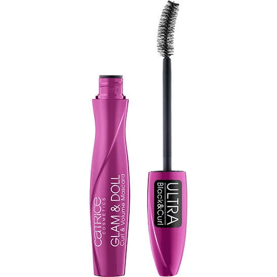 Catrice Glam & Doll Curl & Volume Mascara 010 Black 10 ml - Effetto Incurvante e Volumizzante