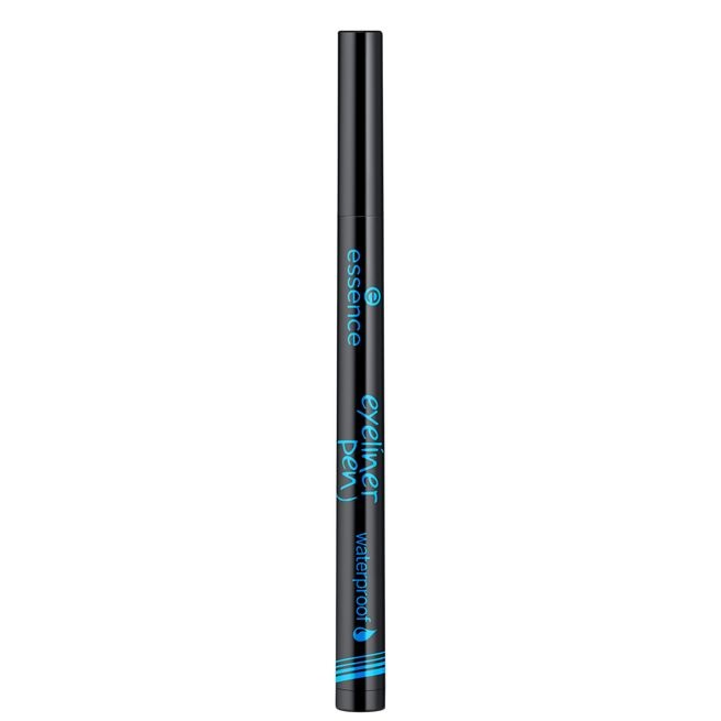 Essence Eyeliner Pen Waterproof 1 ml - Eyeliner a Penna Impermeabile con Punta in Feltro, Colore 01 Black