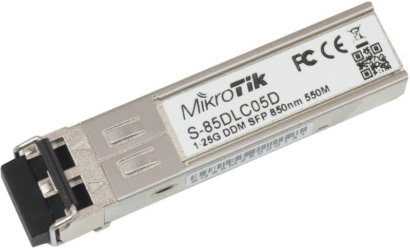 Mikrotik S-85DLC05D Modulo Ricetrasmettitore di Rete SFP 1250 Mbit/s 850 nm fino a 20000 m