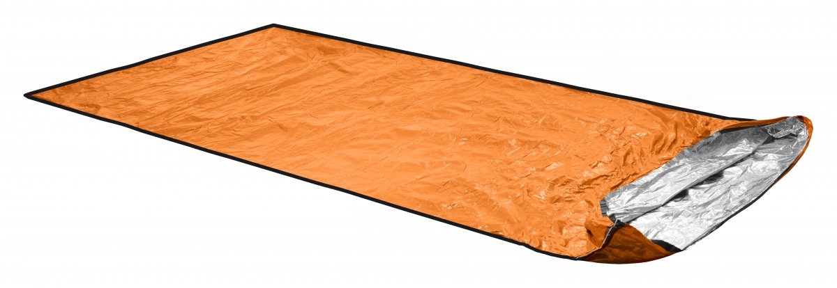 ORTOVOX Bivy Ultralight Adulto Sacco a pelo rettangolare Poliuretano, Argento Blu, Arancione