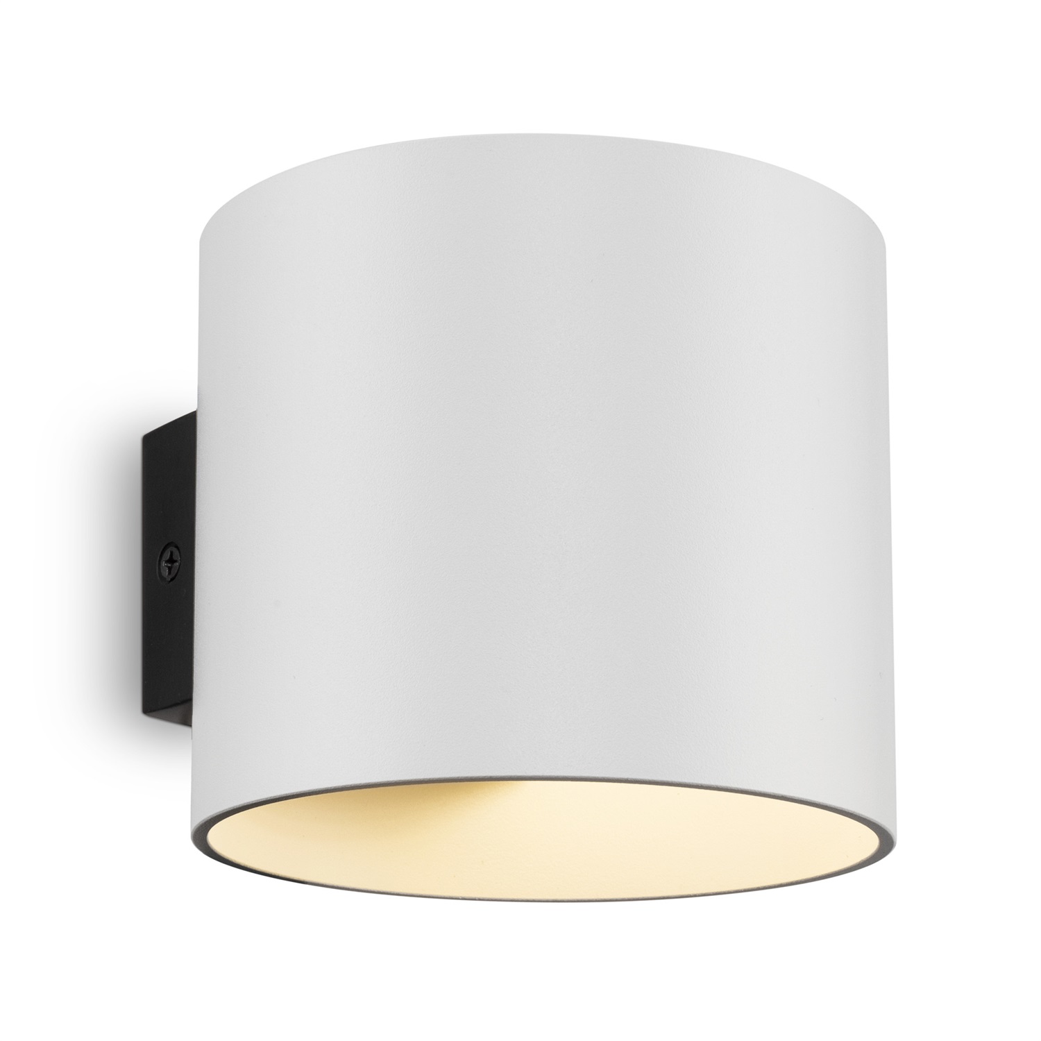 Maytoni Lampada da Parete Moderna Rotonda in Alluminio Bianco, 1 Luce Up and Down, per Lampadina GU9 50W
