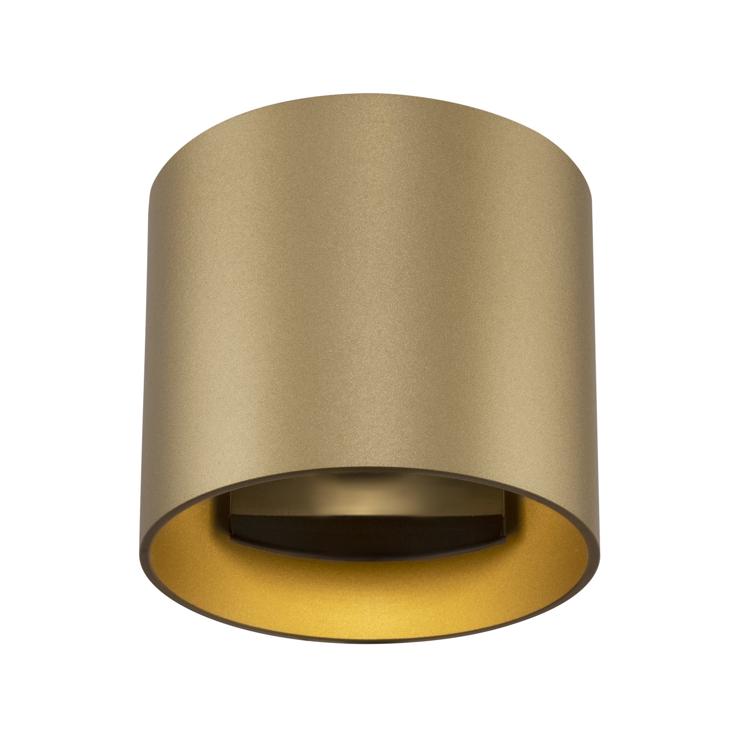 Maytoni Applique da Parete Moderna Rond in Alluminio Oro Opaco, 1 Luce G9 50W, Design Cilindrico