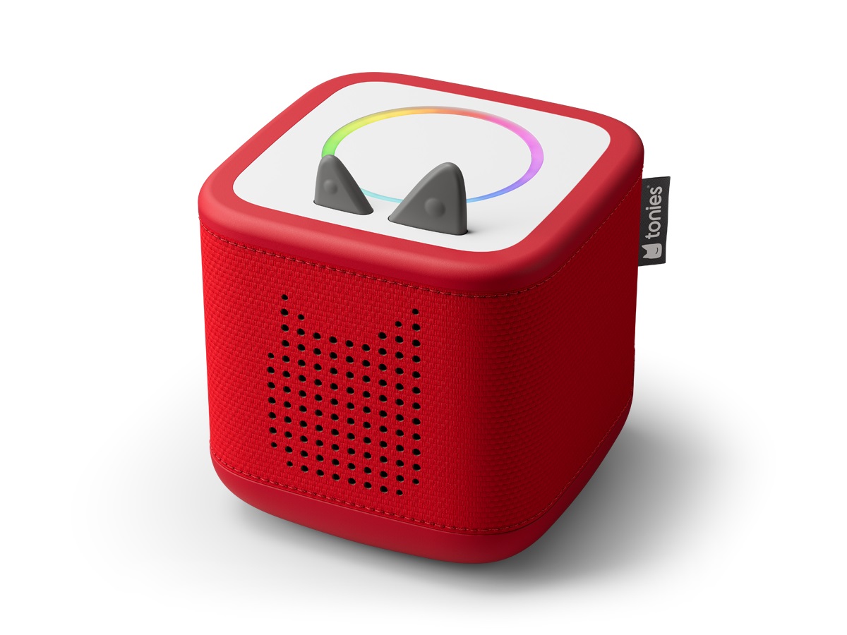 Tonies Toniebox 2 - Lettore Audio per Bambini, Design Accattivante, Funzionamento Intuitivo, Colore Corallo