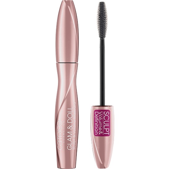 Catrice Glam & Doll Sculpt & Volume Mascara 010 Black 9,5 ml - Volumizzante e Definente per Ciglia Perfette