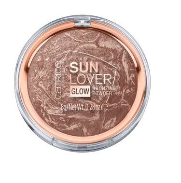 Catrice Sun Lover Glow Bronzing Powder 8 g - 010 Sun-kissed Bronze, Terra Abbronzante con Pigmenti Luce-Riflettenti