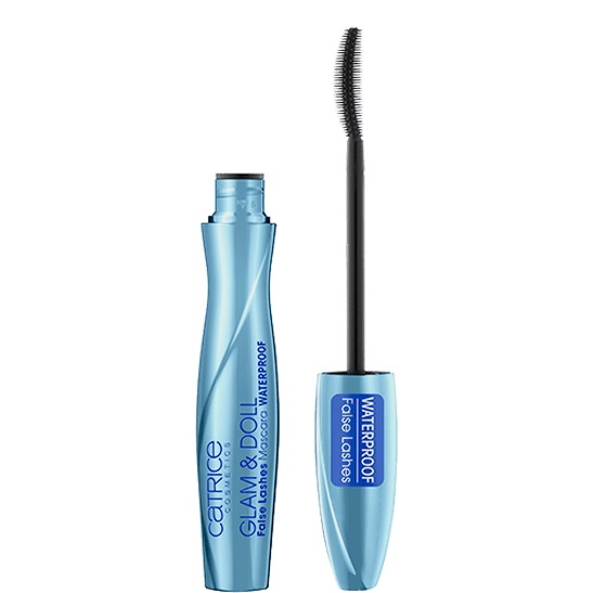 Catrice Glam & Doll False Lashes Mascara Waterproof 10 ml - Effetto Ciglia Finte, Nero 010, Vegano