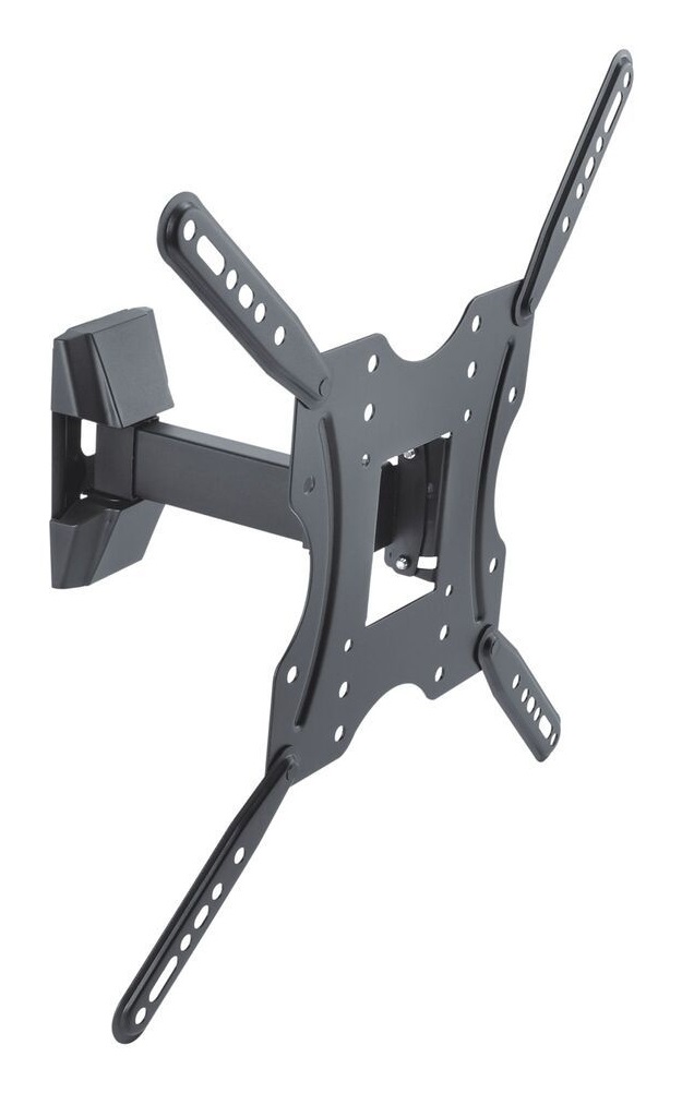 PureMounts PM-FM10-400 Supporto TV a parete Inclinabile e Girevole per TV da 66-132 cm (26-52 pollici) - Capacità 30 kg, VESA 400x400, Distanza dal Muro 62-212 mm