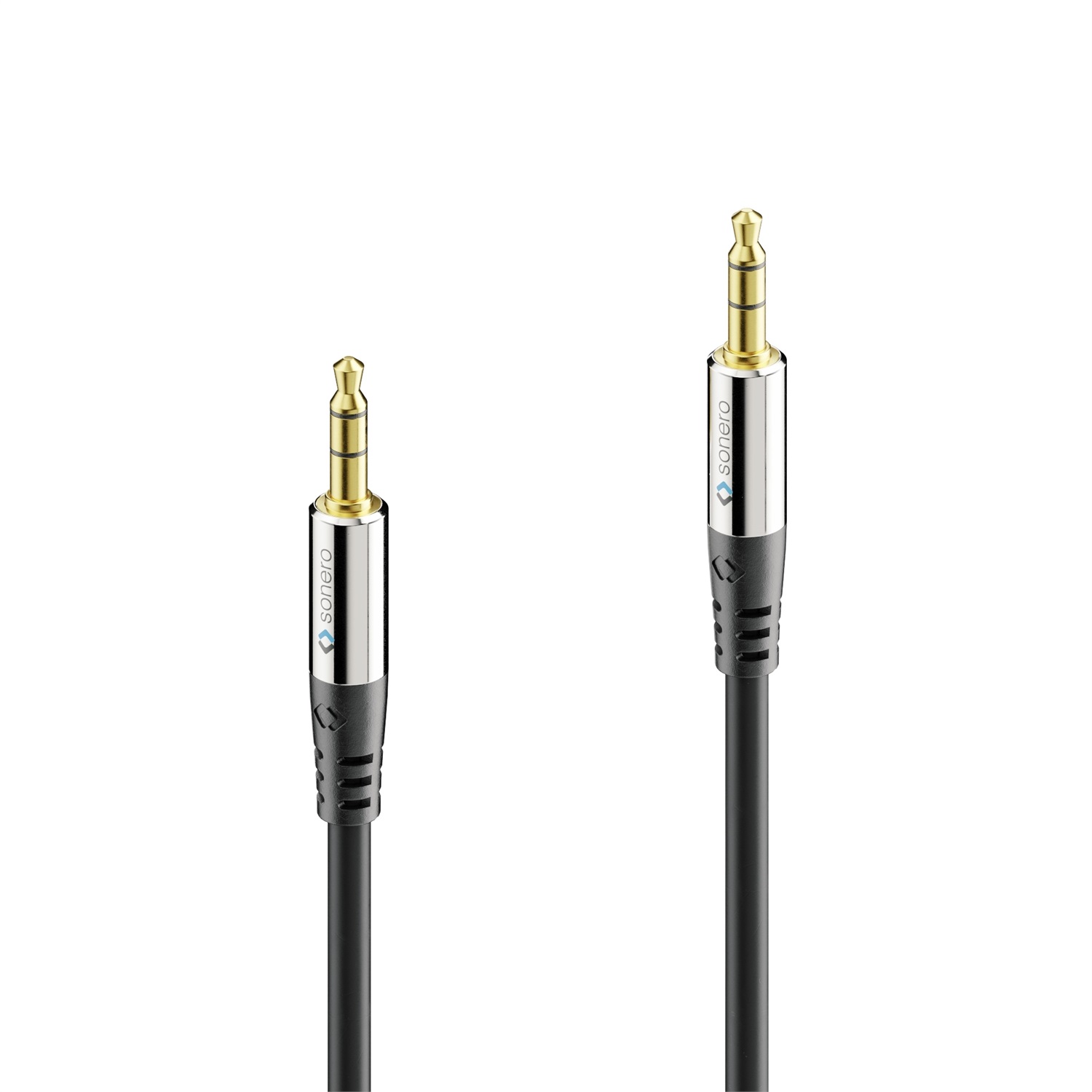 Sonero® Premium Cavo Audio Stereo 3,5 mm - 10 m, Contatti Dorati, Doppia Schermatura, Rivestimento in PVC
