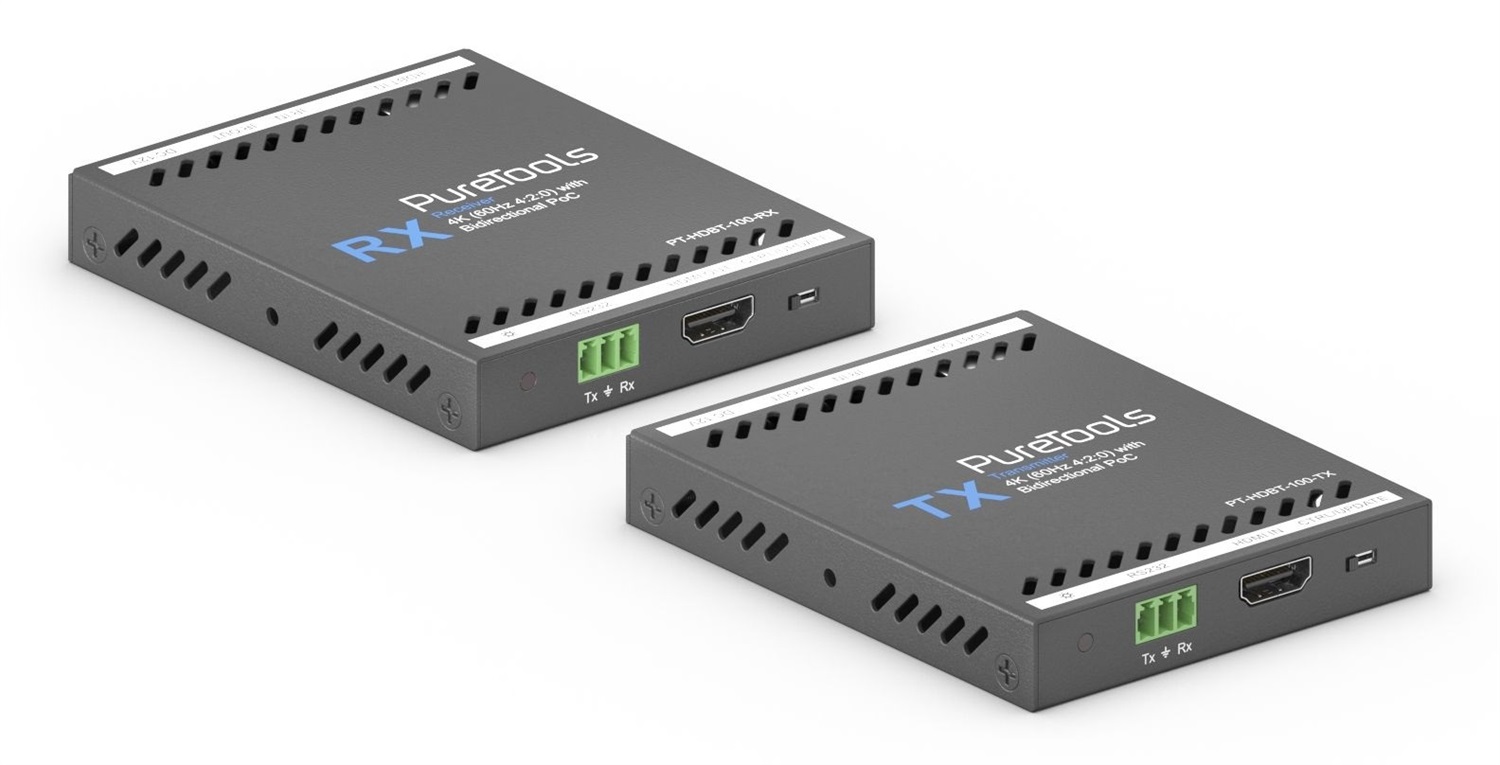 PureLink PT-HDBT-100 Moltiplicatore AV Trasmettitore e Ricevitore HDMI 4K fino a 60Hz con HDCP 2.2
