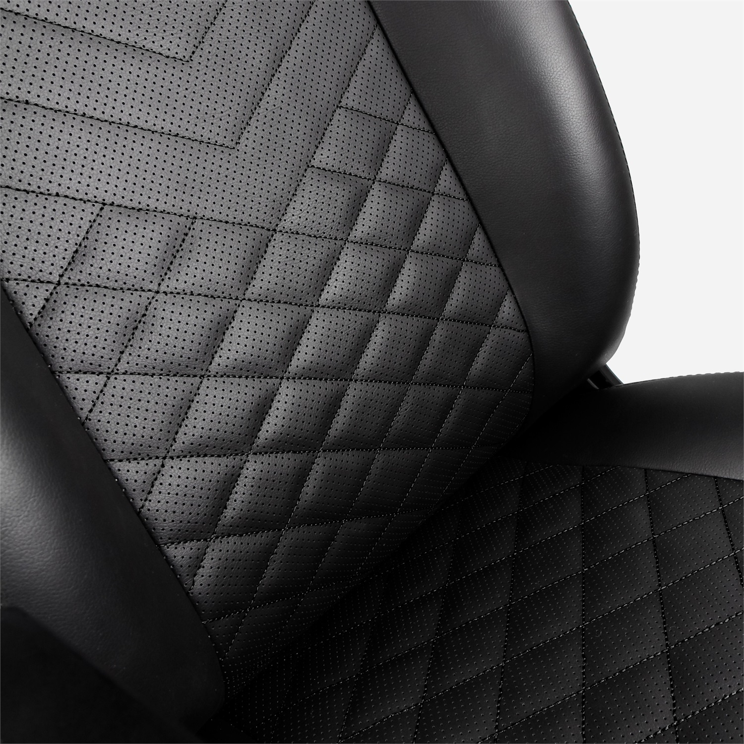 noblechairs Icon Sedia da Gaming e Ufficio - Ecopelle PU Ergonomica con Imbottitura in Schiuma Fredda - Capacità fino a 150 kg - Design Sedile da Corsa - Nero