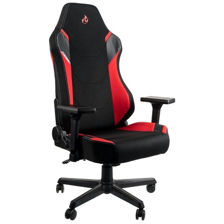 Nitro Concepts X1000 Sedia Gaming Tappezzata con Schienale Tappezzato - Inferno Red