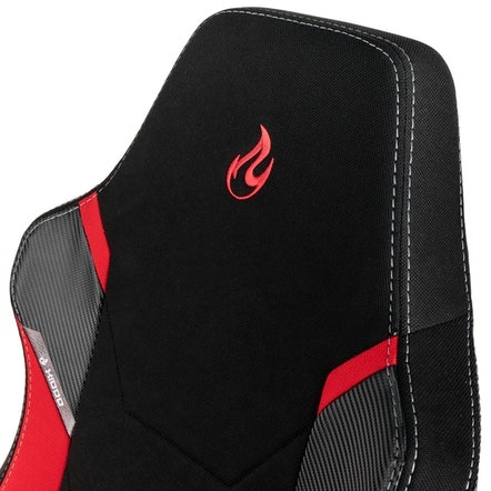 Nitro Concepts X1000 Sedia Gaming Tappezzata con Schienale Tappezzato - Inferno Red
