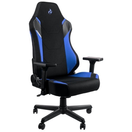 Nitro Concepts X1000 Sedia da gaming per PC Galactic Blue - Sedia tappezzata, Peso massimo 135 kg, Altezza regolabile 119-128,6 cm