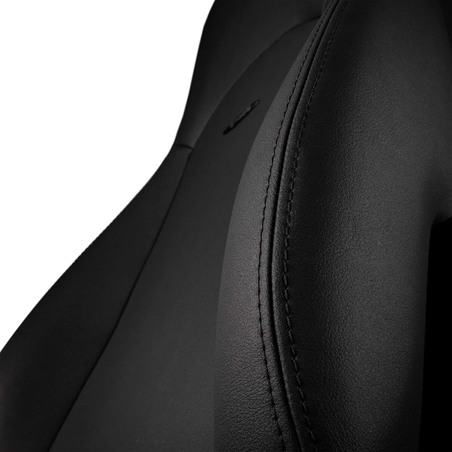 noblechairs ICON Sedia da Gioco Ecopelle PU Black Edition - Seduta e Schienale Imbottiti, Braccioli 4D, Ruote da 60 mm