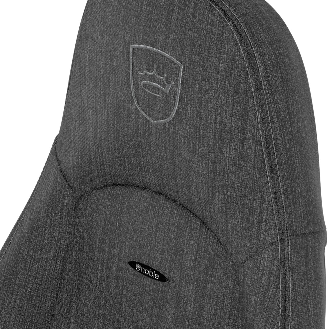 noblechairs Icon Gaming Chair - Seduta e schienale imbottiti in tessuto antracite