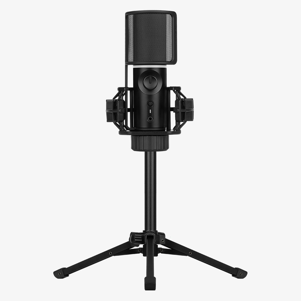 Streamplify Microfono da Studio RGB USB-A Nero con Sensibilità 36 dB e Frequenza 100-18000 Hz