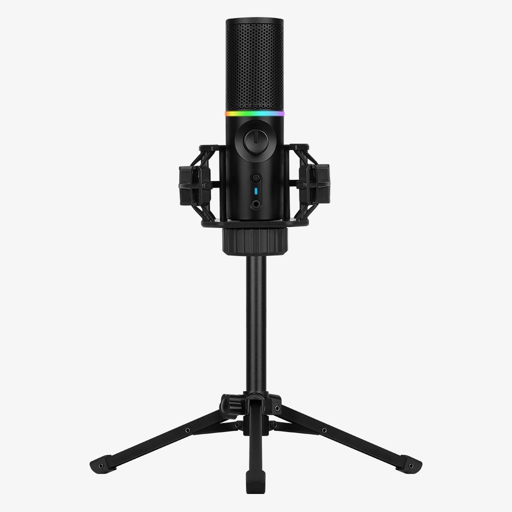 Streamplify Microfono da Studio RGB USB-A Nero con Sensibilità 36 dB e Frequenza 100-18000 Hz