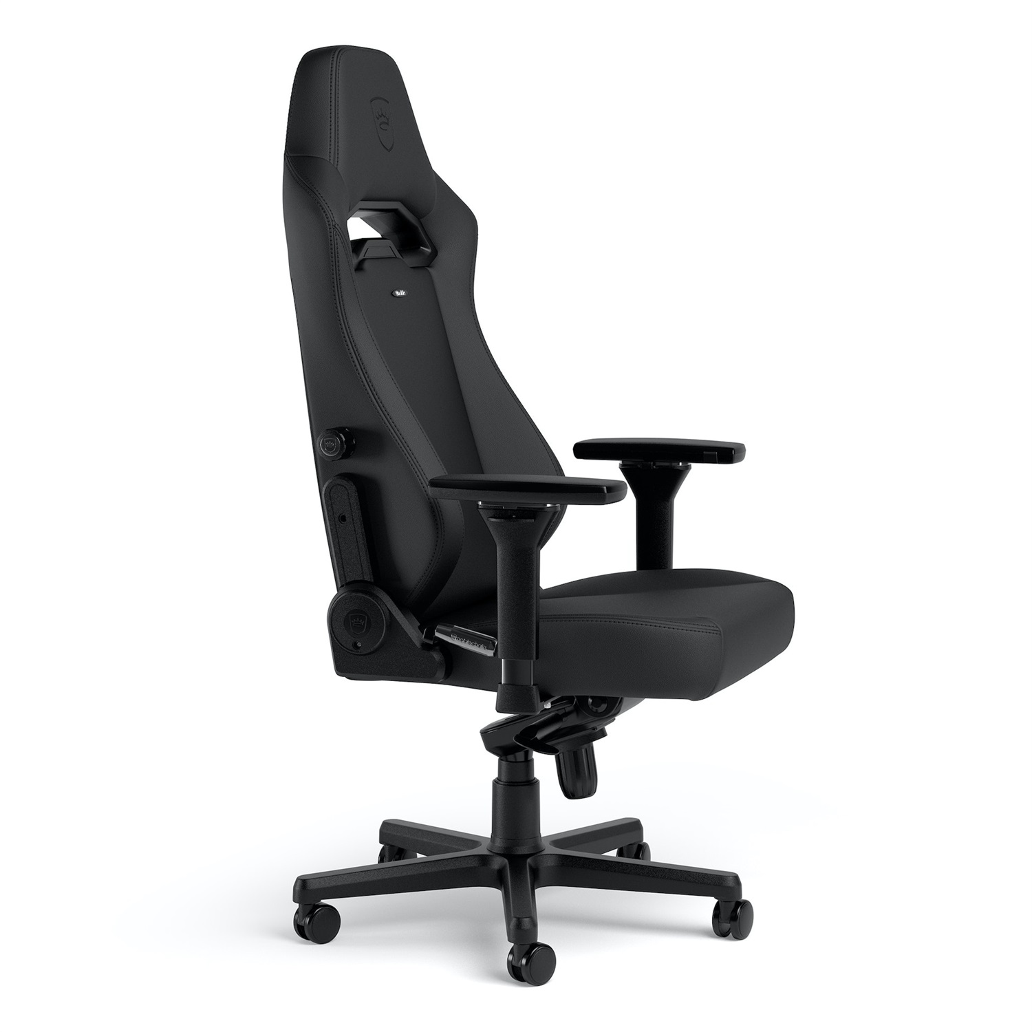 noblechairs HERO ST Sedia da gaming per PC in Ecopelle high-tech, Seduta imbottita, Nero, Peso massimo 150 kg