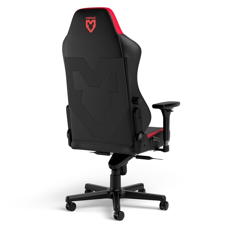 noblechairs Hero Sedia da Gioco in Pelle Sintetica Nero/Rosso - Ampia e Imbottita, Fino a 150 kg