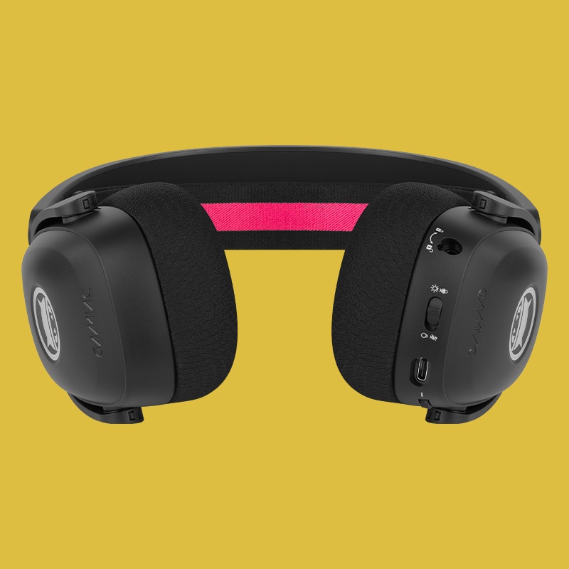 GAMIAC HS71 Auricolare Gaming Cablato con Driver da 50 mm e Audio Surround 7.1 - Nero