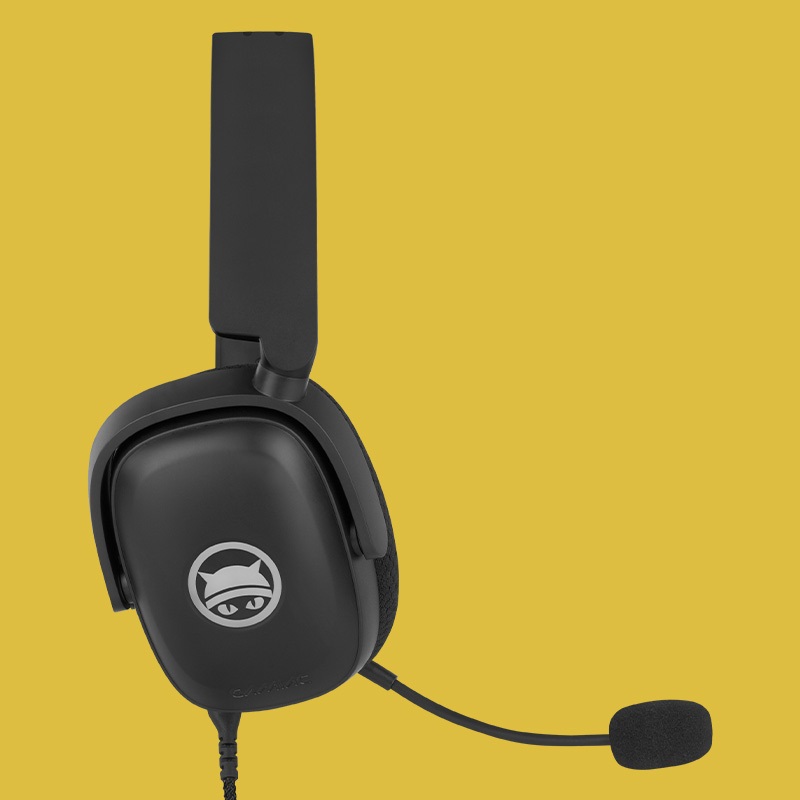 GAMIAC HS71 Auricolare Gaming Cablato con Driver da 50 mm e Audio Surround 7.1 - Nero
