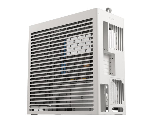 HAVN HS 420 Midi Tower E-ATX Bianco con Vetro Temperato, Fino a 11 Ventole da 140 mm e Supporto per Radiatori da 420 mm
