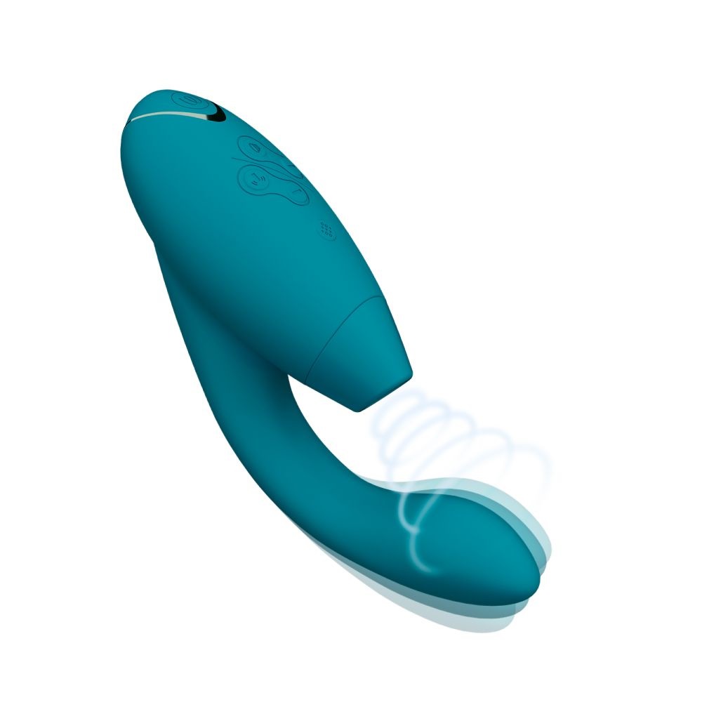 Womanizer DUO 2 - Vibratore a Coniglio con Stimolazione Clitoridea e Punto G, Tecnologia Pleasure Air, Impermeabile