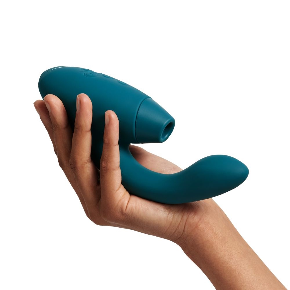Womanizer DUO 2 - Vibratore a Coniglio con Stimolazione Clitoridea e Punto G, Tecnologia Pleasure Air, Impermeabile