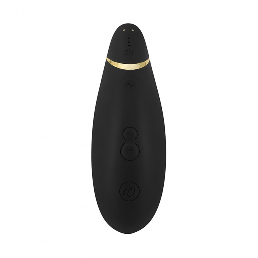 Womanizer Premium 2 - Vibratore a Pulsazione d'Aria Nero con Tecnologia Pleasure Air, 14 Livelli di Intensità e Funzione Pilota Automatico