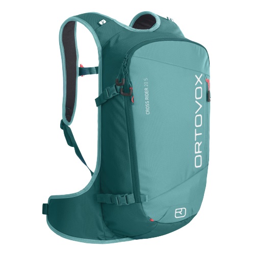 Ortovox Cross Rider 20 S - Zaino ultraleggero da 20 litri per scialpinismo e freeride in Poliestere Pacific Green